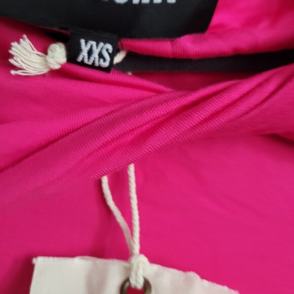 NWT SER.O.YA Irene Midi Dress Long Sleeve in Hot Pink Size XXS - Picture 6 of 6